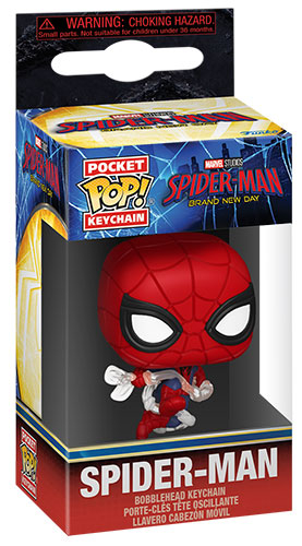POCKET POP KEYCHAIN Marvel Spider-Man Brand New Day